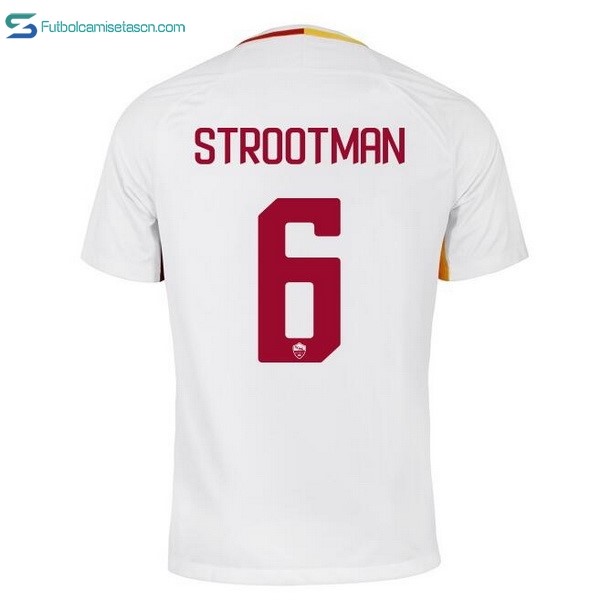 Camiseta AS Roma 2ª Strootman 2017/18